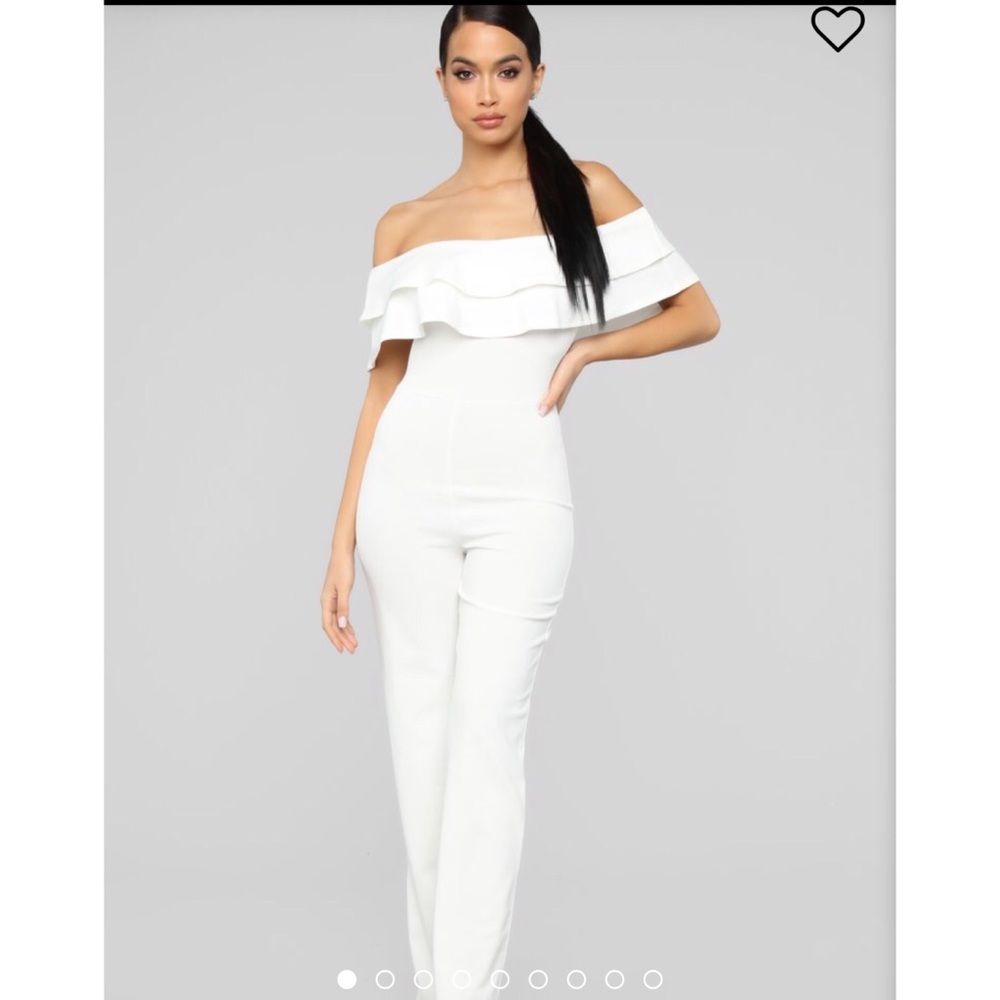 Ivory One piece Jumpsuit Size M